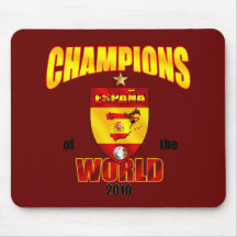 Campeones de España del mundo 2010 Alfombrillas De Ratones