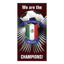 Campeones del fútbol de México Tarjetas Fotograficas