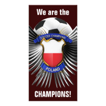 Campeones del fútbol de Polonia Tarjetas Personales