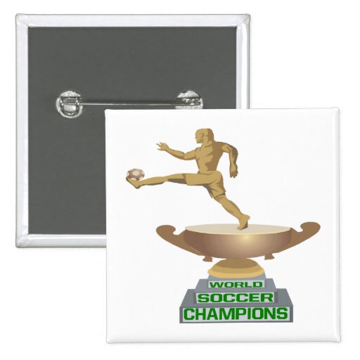Campeones del fútbol del mundo pins