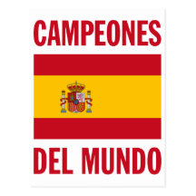 CAMPEONES DEL MUNDO POSTALES
