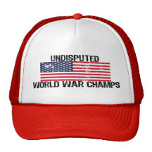¡CAMPEONES INDISCUTIBLES DE LA GUERRA MUNDIAL! GORRA