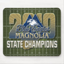 Campeones Mousepad de la magnolia 2010 Tapetes De Ratón