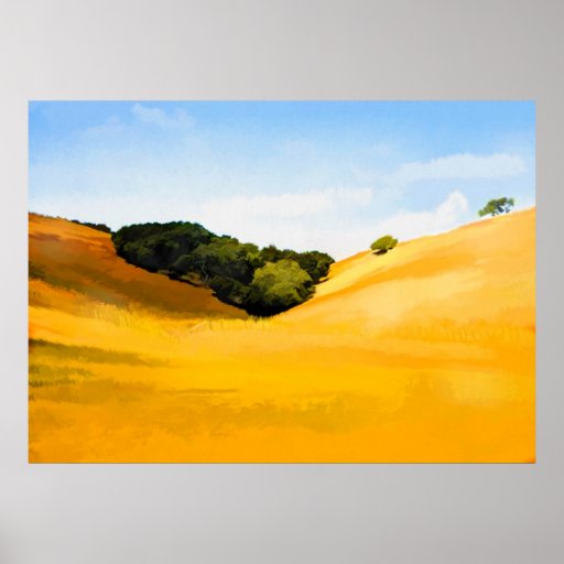 Campo central de California Posters