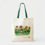 Campo de flor poco bolso de la uva de Llost Bolsas De Mano