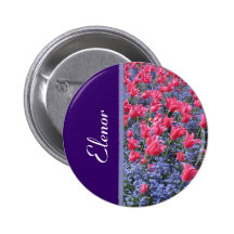 Campo de flor rosado y púrpura pin