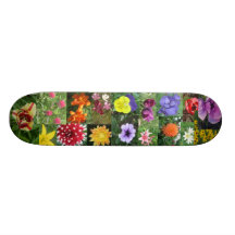 Campo de flores patín personalizado