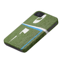 Campo de fútbol diez iPhone 4 Case-Mate fundas