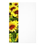 Campo de girasoles  papeleria de diseño
