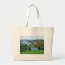 Campo de golf de Ypsilanti Michigan en árboles del Bolsas De Mano