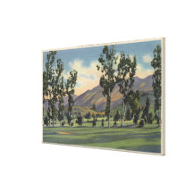Campo de golf municipal en Parque Griffith Impresion De Lienzo