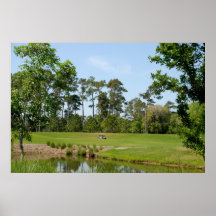 campo de golf posters