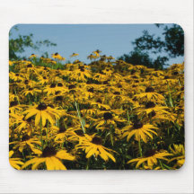 Campo de Susans Negro-Observado Tapete De Ratón