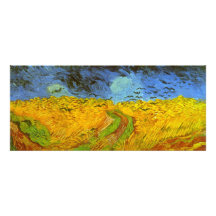 Campo de trigo de Van Gogh con los pájaros de la g Comunicados