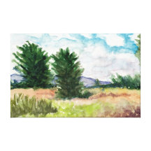 "CAMPO" POR HARRIET DAVIDSOHN - ARTISTA - ILUSTRAC IMPRESIONES DE LIENZO