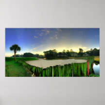 Campos de golf impresiones