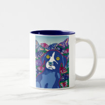 Campos de la mariposa de Ballou Taza De Café