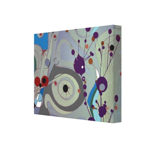 Campos - lona abstracta lona envuelta para galerías