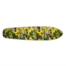 Camuflaje amarillo 7 1/8" monopatín