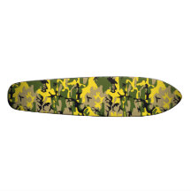 Camuflaje amarillo 7 1/8" monopatín