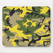 Camuflaje amarillo Mousepad