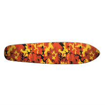Camuflaje anaranjado 7 1/8" monopatín