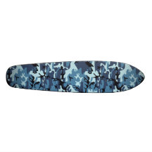 Camuflaje azul 7 1/8" monopatín
