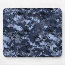Camuflaje azul Mousepad de U.S.Navy
