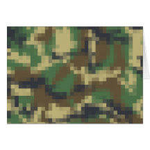 Camuflaje del pixel tarjeta