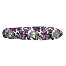 Camuflaje púrpura 7 1/8" monopatín