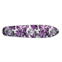 Camuflaje púrpura 7 1/8" monopatín
