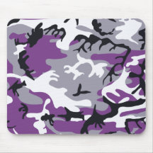 Camuflaje púrpura Mousepad