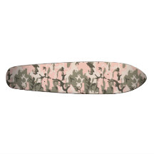 Camuflaje rosado 7 1/8" monopatín