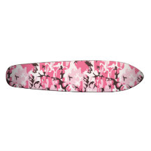 Camuflaje rosado 7 1/8" monopatín