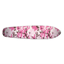Camuflaje rosado 7 1/8" monopatín
