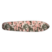 Camuflaje rosado 7 1/8" monopatín