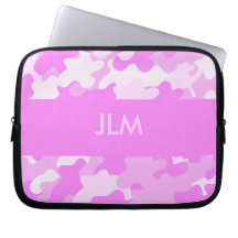 Camuflaje rosado fundas ordendadores