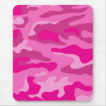 Camuflaje rosado bonito alfombrillas de ratón