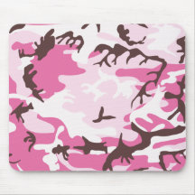 Camuflaje rosado Mousepad Alfombrilla De Raton