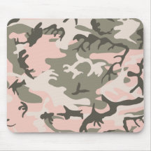 Camuflaje rosado Mousepad Alfombrillas De Ratones
