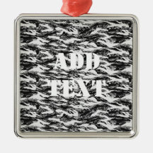 Camuflaje urbano de Tigerstripe - negro y gris Ornamento Para Reyes Magos