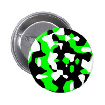 Camuflaje verde retro del tigre 80s de Corey (Camo Pins