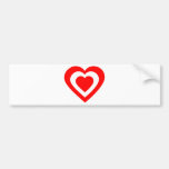Canadá-corazón Pegatina De Parachoque