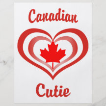 Canadiense Cutie Flyer A Todo Color