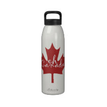 Canadiense Eh botellas de agua