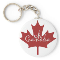 Canadiense Eh llaveros