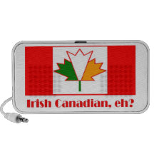 Canadiense irlandés altavoz de viaje