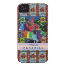 Canadiense orgulloso Case-Mate iPhone 4 carcasa