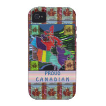 Canadiense orgulloso iPhone 4 funda