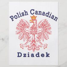 Canadiense polaco Eagle Dziadek Flyer Personalizado